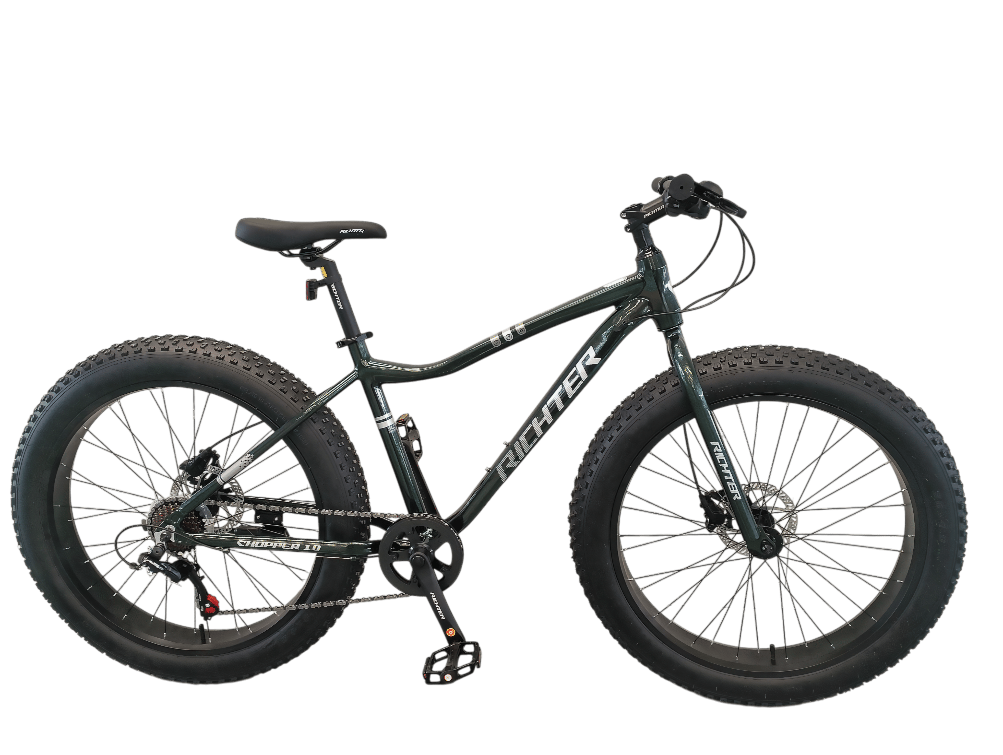 จักรยานเสือภูเขาล้อโต RICHTER CHOPPER 1.0 ขนาดวงล้อ 26 นิ้ว ไซส์ 17 สี เขียว_1